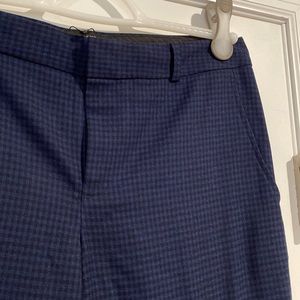 Banana Republic Blue Plaid Ryan Pants